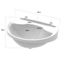 Ver imagem 3 de Lavatório Plástico 39 x 15 x 29 cm Branco com Válvula - Valeplast