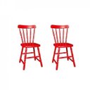 Ver imagem 1 de Kit 2 Cadeiras Madeira Maciça Country