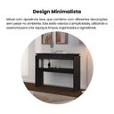 Ver imagem 6 de Aparador com Prateleira Creta Artely Preto