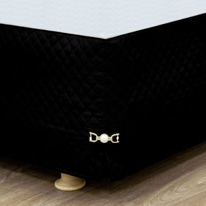 Saia Box Queen Matelada Com Pingente:Preto