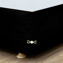 Ver imagem 1 de Saia Box Queen Matelada Com Pingente:Preto