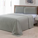 Ver imagem 1 de Kit Colcha Ultrassonica Casal 3 Peças Basics Cinza Claro