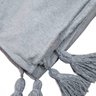 Manta Sofa Peseira Cama Boucle Macia 1,70x1,40 Cinza Claro - 1