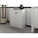 Ver imagem 7 de Balcão Para Escritorio 02 Portas Me4149 Branco Branco