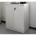 Ver imagem 1 de Balcão Para Escritorio 02 Portas Me4149 Branco Branco