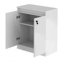 Ver imagem 5 de Balcão Para Escritorio 02 Portas Me4149 Branco Branco