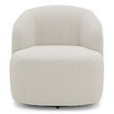 Ver mais imagens de Kit 02 Poltronas Giratória e 01 Sofá Orgânico Leez 205cm 03 Lugares Bouclê Off White - Desk Design