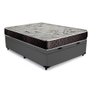 Cama Box Baú Casal Green Cinza + Colchão Espuma D33 138x188x10 - 3