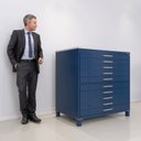 Ver imagem 5 de Mapoteca 10 Gavetas Map10 120,4cm X 122,3cm Aço