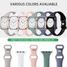 Lerobo 6 Pulseiras Slim de Silicone Compatíveis com Apple Watch (cores Variadas) - 3