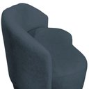 Ver imagem 6 de Namoradeira Decorativa Beatriz Orgânica Bouclé Cinza