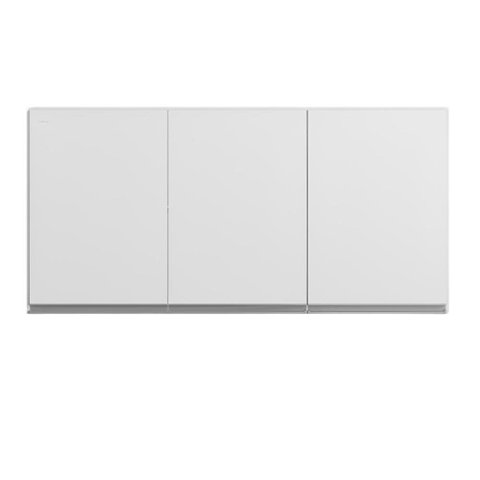 Armário Aéreo 3 Portas Evidence Branco Poliman