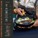 Ver imagem 3 de Frigideira Wok Ferro Fundido 28cm 3L com Tampa e Cabo de Madeira Panela Mineira
