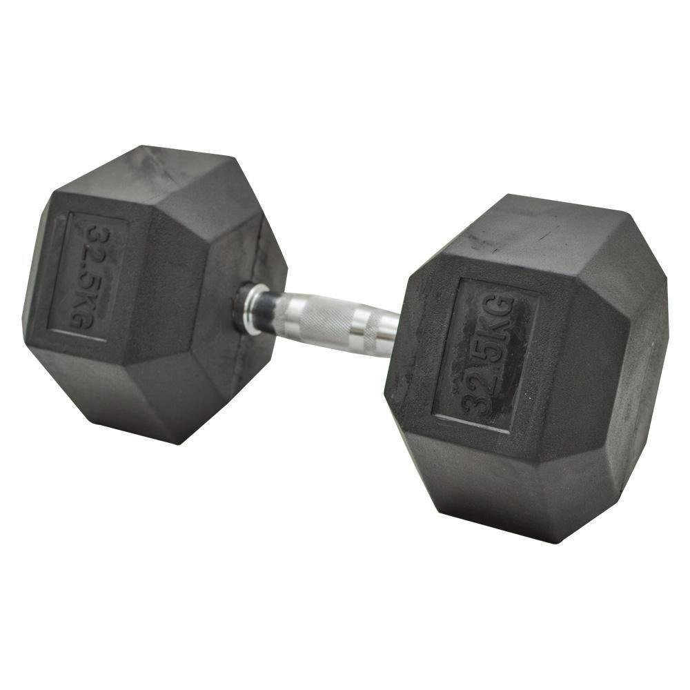 Par de Halteres Dumbell Sextavado 32,5kg Ahead Sports As2102