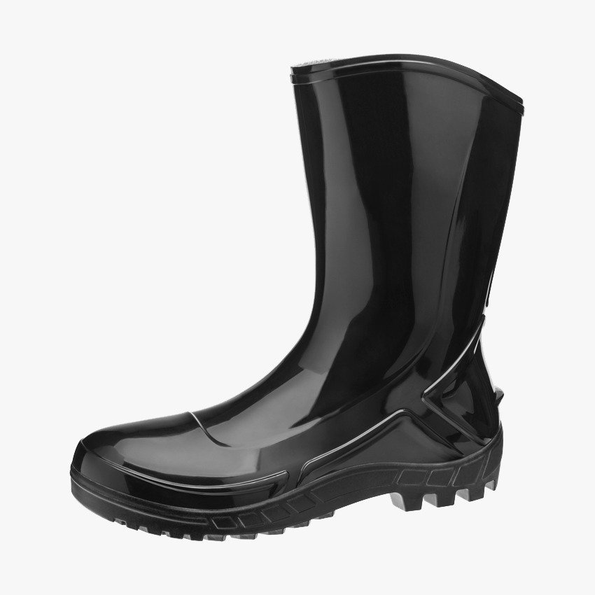 Bota de Pvc Marluvas Vulcaflex 110vflexf-pr Preta Cano Medio 25cm