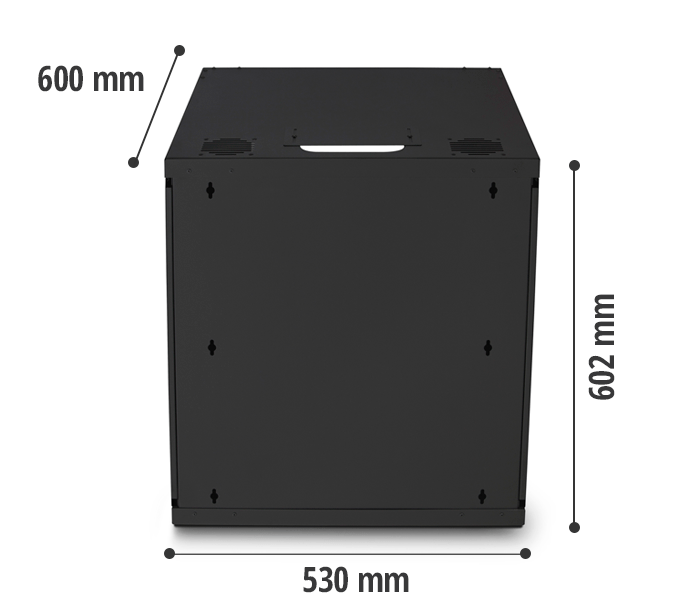 Mini Rack de Parede 12u - Nilko - 4