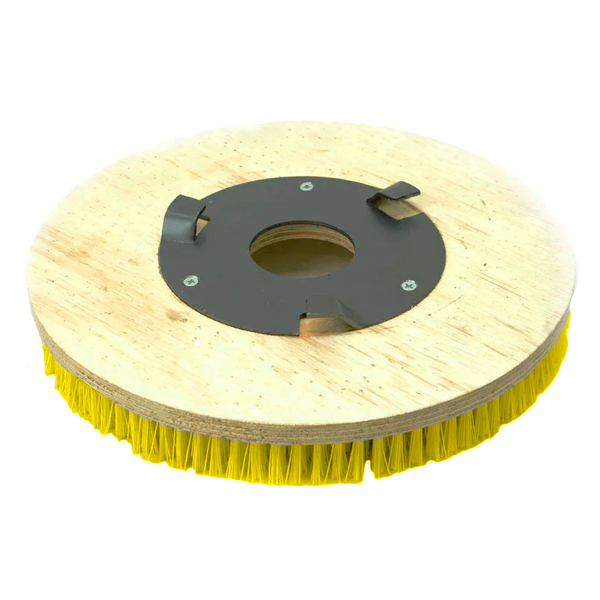 Escova NYLON 300 mm COM Flange Para Enceradeiras CLEANER. Allclean e Bandeirantes Entre Outras