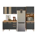 Ver imagem 1 de Conjunto de Cozinha Nubia Modulado com 11 Portas 2 Gavetas