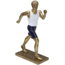 Ver imagem 1 de Estatueta Decorativa Atleta Atletismo Escultura Resina 26cm