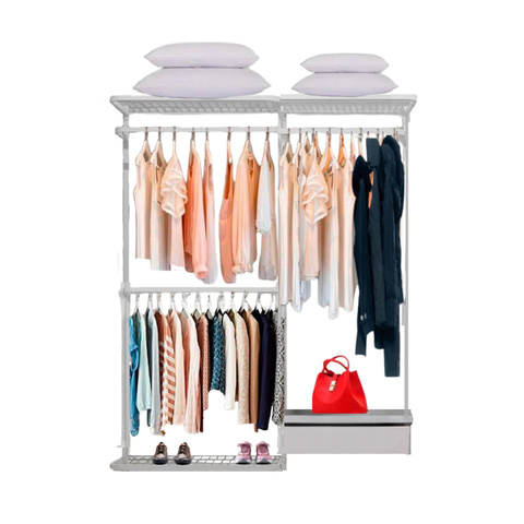 Closet Aramado - Linear Clr 371 com Gaveta - 1,60m - Branco