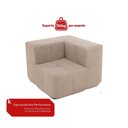 Ver imagem 5 de Sofá Modular de Canto 1 Lugar 86cm Kappesberg Boucle Capuccino