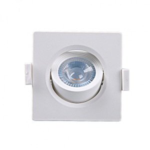 Spot Embutir Quadrado Alltop LED Mr16 5W 6500K 38º Taschibra