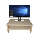 Ver imagem 2 de Suporte Duplo para Monitor Madeirado em Mdf