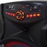 Caixa Som Amplificada Portátil Bluetooth 700W Rms Bateria Led Tws Aca 701 Suprema 2 Microfones - 4