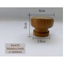 Ver imagem 2 de Puxador Gaveta Madeira Freijó Seladora 3,8x3 - 5 Un