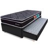 Cama Box Solteiro Colchão Molas Ensacadas com Pillow Bicama Auxiliar 88x188x59cm BF Colchões - 1
