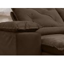 Ver imagem 4 de Sofá Retrátil e Reclinável 2,00m em Tecido Veludão C/ Pillow Nos Braços Athenas - Montagem Inclusa:m