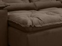 Ver imagem 5 de Sofá Retrátil e Reclinável 2,00m em Tecido Veludão C/ Pillow Nos Braços Athenas - Montagem Inclusa:m