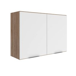 Armário Aéreo Ferrara 2 Portas 80cm Prateleira Interna Fixa Poliman Móveis - 1