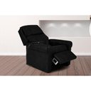 Ver imagem 1 de Poltrona Reclinável C/ Massagem P/ Sala Mh 1216 Two Way Courano Preto - Herval