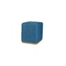 Puff Quadrado Grande Cor Azul - 1