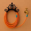 Ver imagem 1 de Suporte de Mangueira Clássico Preto