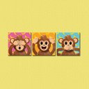 Ver imagem 1 de Macaco-csm - Quadros ou Placas Modulares com 3 Peças