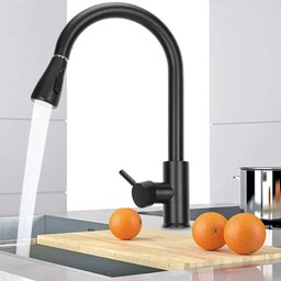 Torneira Gourmet Monocomando Extensivel Preta Domum - 2