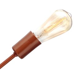 Pendente Sputnik Poptem Átomo com 8 lâmpadas/Braços cobre alumínio  haste metal sala aranha - 4