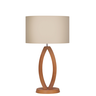 Abajur Mônaco Madeira Mdf para Sala Iluminação Aconchegante - 1