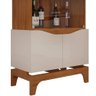 Cristaleira para Sala de Jantar Bar Adega 2 Portas Clarice D05 Freijó Off White - Lyam Decor - 7