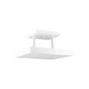 Ver imagem 1 de Plafon Eclipse Quadrado Branco Led 3000k 24w Bivolt Luz Indireta