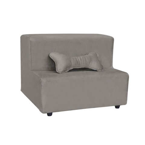 Escada Pet 2 Degraus para Cachorros Almofadada em Veludo Várias Cores Rampa Brinde Pet Luxo Conforto
