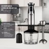 Mixer Eos 3 em 1 12 Velocidades 850w Inox e Preto Emx03 110v - 2