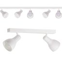 Ver imagem 1 de Kit 2 Luminária Trilho Spot Duplo 2 Lâmpadas E-27 Cor:branco