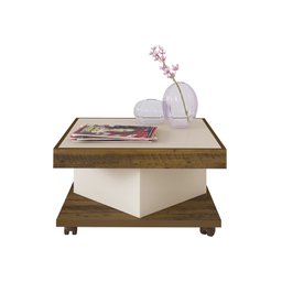 Mesa de Centro com Rodízio Quadrada Saara - 20