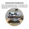 Mesa de Centro com Rodízio Quadrada Saara - 10