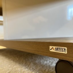 Mesa de Centro com Rodízio Quadrada Saara - 13