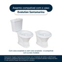 Ver imagem 4 de Assento Sanitário Soft Close Evolution Verde Claro para Vaso Santamarina