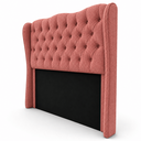 Ver imagem 4 de Cabeceira para Cama Box Casal Queen 1.60 Tecido Boucle:Rosa